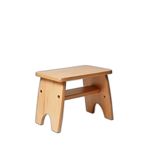 furniture, 3d render, children, stool transparent PNG cut-out