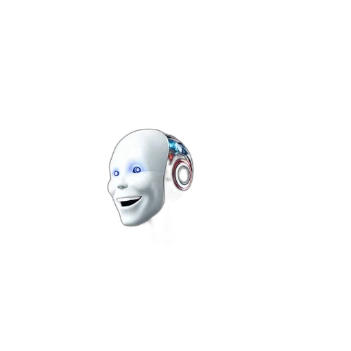 robot, mask, face, creature, vaporwave, 3d render, cyberpunk, concept art transparent PNG cut-out