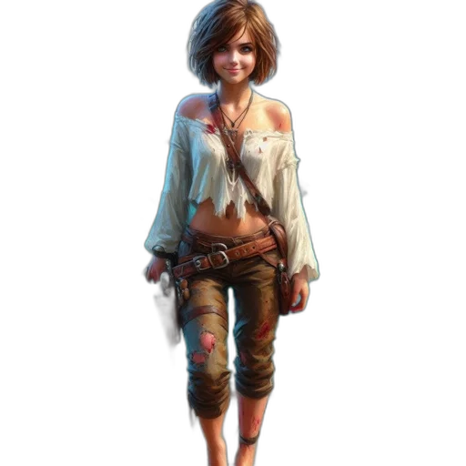 jacket, staff, weapon, dress, concept art, fantasy art, pixel art, cyberpunk transparent PNG cut-out