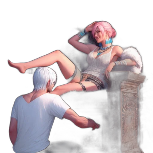 dress, furniture, staff, concept art, fantasy art, watercolor, pixel art, fire transparent PNG cut-out