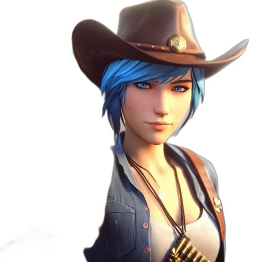 hat, staff, face, concept art, 3d render, photorealistic, fantasy art, blue transparent PNG cut-out