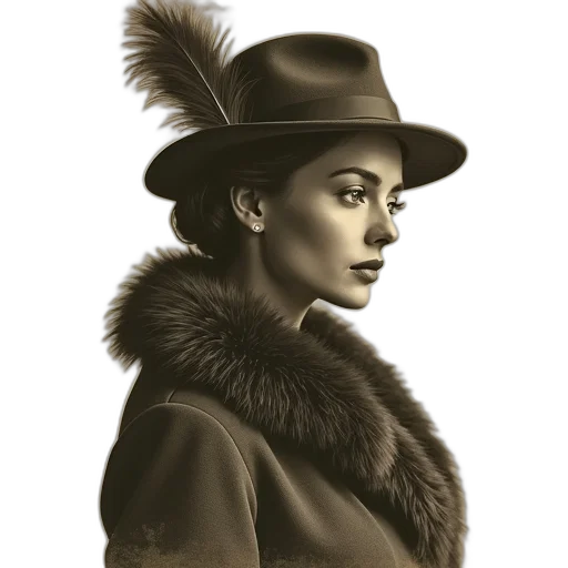 hat, staff, face, jacket, photorealistic, pencil sketch, fantasy art, concept art transparent PNG cut-out