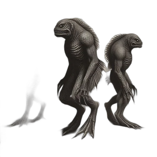 creature, hair, animal, mask, concept art, 3d render, fantasy art, photorealistic transparent PNG cut-out