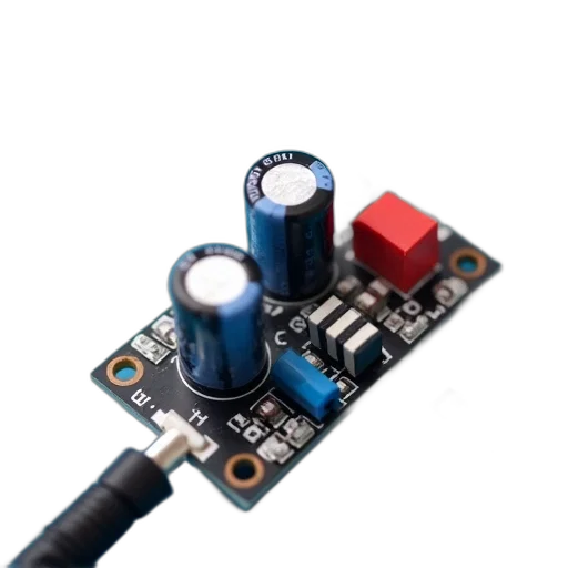 robot, 3d render, close-up, image, small, electronic, circuit, board transparent PNG cut-out