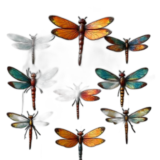jewelry, crown, animal, concept art, 3d render, photorealistic, collection, colorful transparent PNG cut-out