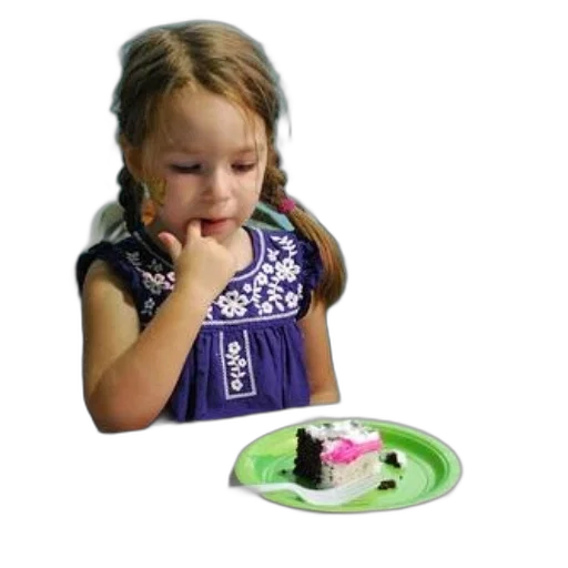 jewelry, food, young, girl, purple, dress, eating, slice transparent PNG cut-out