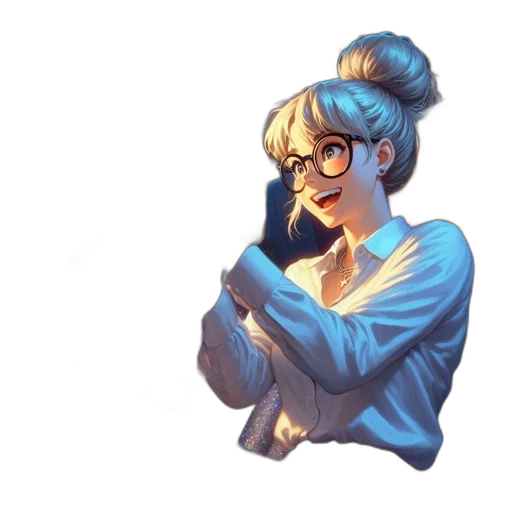 staff, weapon, pixel art, concept art, anime, fantasy art, blue, pastel transparent PNG cut-out