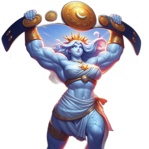 staff, fantasy art, concept art, pixel art, comic book art, ethereal, woman, blue transparent PNG cut-out