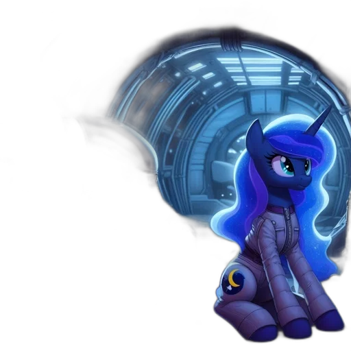 staff, concept art, 3d render, fantasy art, pixel art, outer space, blue, futuristic transparent PNG cut-out