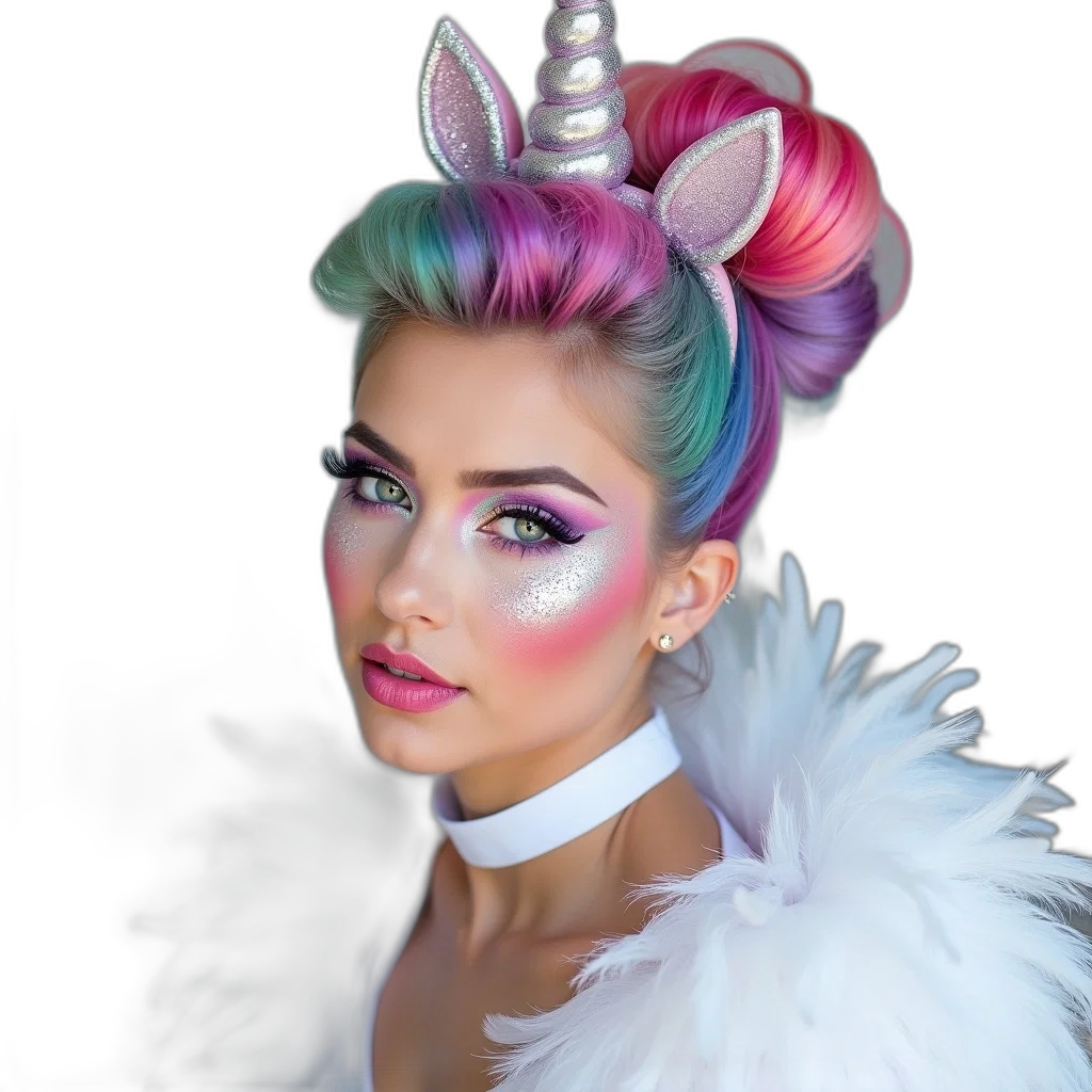 crown, creature, hair, dragon, photorealistic, fantasy art, cyberpunk, concept art transparent PNG cut-out