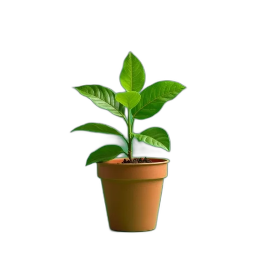 flower, crown, staff, tree, 3d render, photorealistic, green, small transparent PNG cut-out
