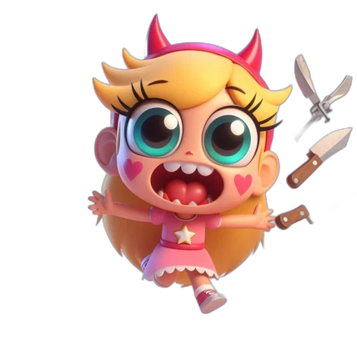 staff, crown, weapon, 3d render, concept art, fantasy art, cartoon, animated transparent PNG cut-out