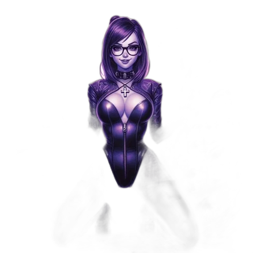 dress, robot, fantasy art, comic book art, concept art, pixel art, dark, blue transparent PNG cut-out
