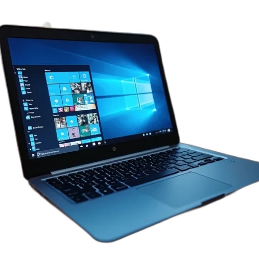3d render, blue, pavilion, dv4, laptop transparent PNG cut-out