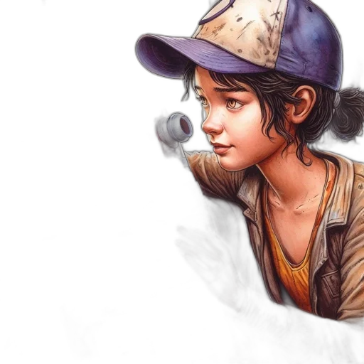 hat, face, photorealistic, concept art, fantasy art, comic book art, earth tones, golden transparent PNG cut-out