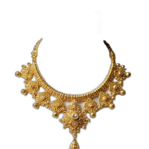jewelry, crown, staff, dress, golden, white, mannequin, wearing transparent PNG cut-out