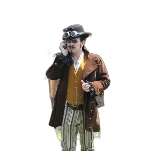 staff, jacket, hat, concept art, 3d render, photorealistic, man, dressed transparent PNG cut-out