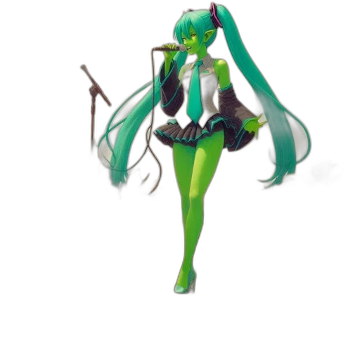 staff, weapon, dress, concept art, fantasy art, 3d render, pixel art, green transparent PNG cut-out