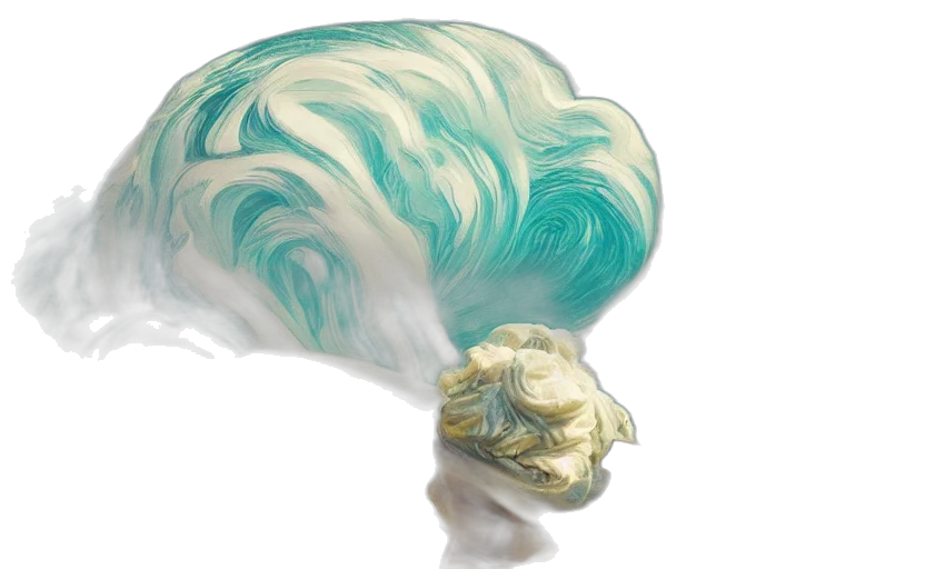 hair, crown, mask, creature transparent PNG cut-out