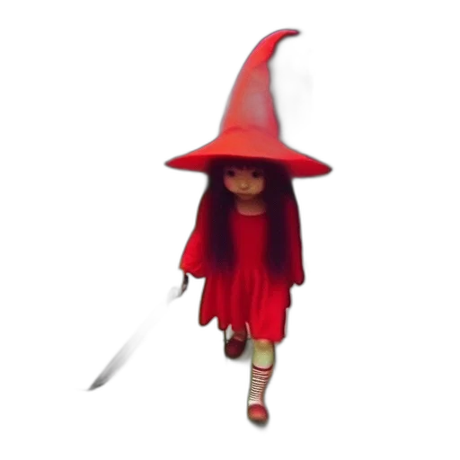 staff, hat, dress, weapon, concept art, 3d render, pixel art, fantasy art transparent PNG cut-out