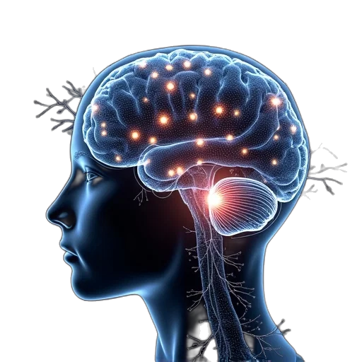 crown, brain, map, showing transparent PNG cut-out