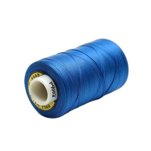 jewelry, 3d render, blue, plastic, spool, thread, yellow, black transparent PNG cut-out