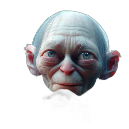 face, mask, staff, creature, 3d render, concept art, photorealistic, fantasy art transparent PNG cut-out