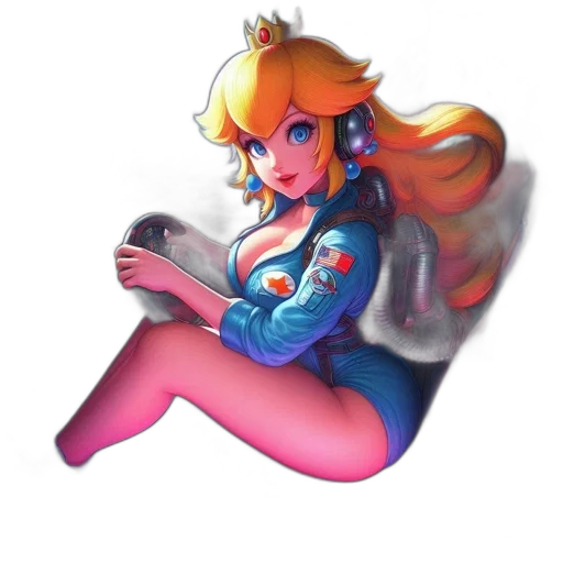 dress, robot, crown, jacket, concept art, pixel art, fantasy art, watercolor transparent PNG cut-out