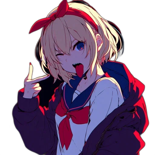 jacket, staff, weapon, creature, anime, pixel art, cartoon, concept art transparent PNG cut-out