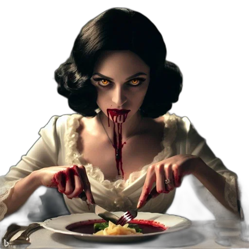 food, face, concept art, photorealistic, pixel art, fantasy art, elegant, woman transparent PNG cut-out