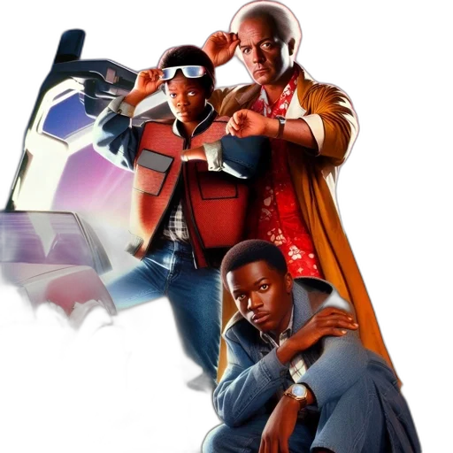 jacket, robot, concept art, comic book art, cyberpunk, outer space, fire, red transparent PNG cut-out