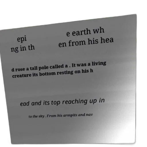 tree, text-based, image, poetic, description, tall, pole, rising transparent PNG cut-out