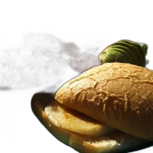 food, weapon, photorealistic, 3d render, concept art, plate, sandwich, salad transparent PNG cut-out