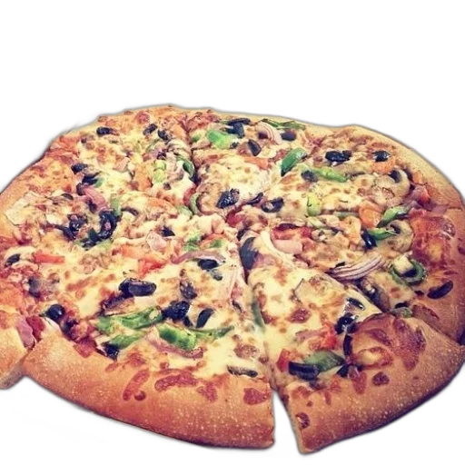 food, weapon, animal, face, 3d render, photorealistic, large, pizza transparent PNG cut-out