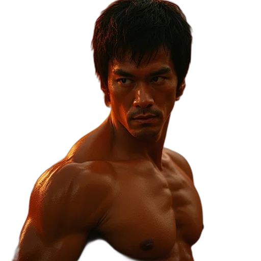 face, weapon, photorealistic, 3d render transparent PNG cut-out