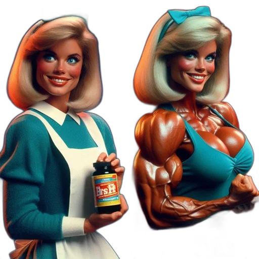 bottle, dress, robot, concept art, comic book art, 3d render, cartoon, image transparent PNG cut-out