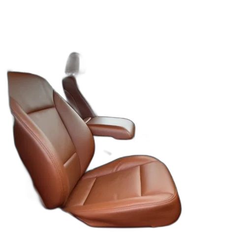 furniture, 3d render, photorealistic, interior, pickup, truck, brown, leather transparent PNG cut-out