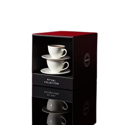 3d render, photorealistic, black, box, glossy, finish, displayed, against transparent PNG cut-out