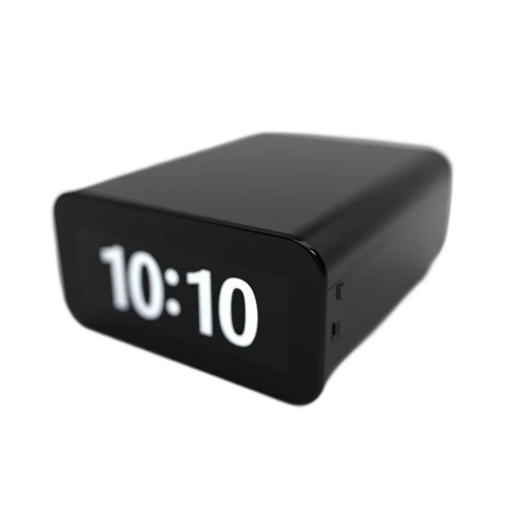 jewelry, 3d render, concept art, photorealistic, black, digital, clock, white transparent PNG cut-out