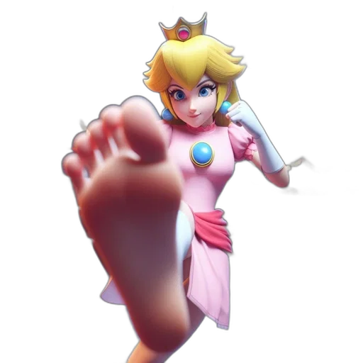 shoes, weapon, crown, dress, 3d render, concept art, vaporwave, pixel art transparent PNG cut-out