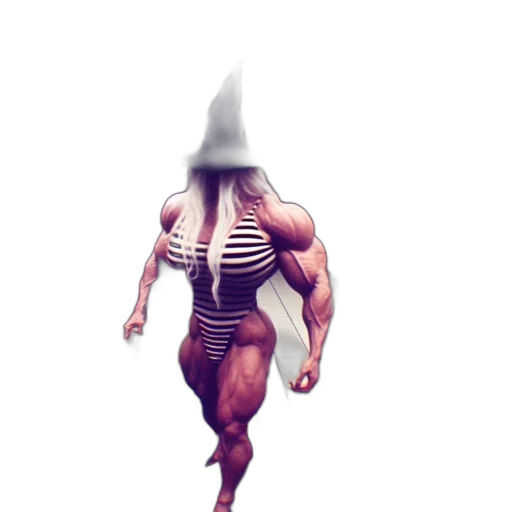 hat, creature, dress, animal, concept art, 3d render, vaporwave, pixel art transparent PNG cut-out
