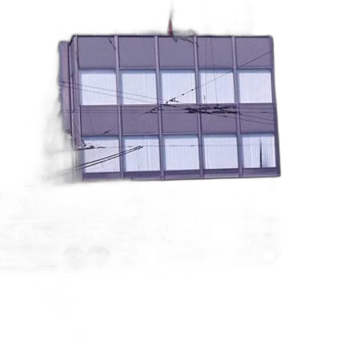 building, furniture, umbrella, car, 3d render, vaporwave, photorealistic, concept art transparent PNG cut-out
