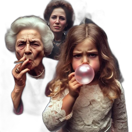 face, mask, photorealistic, concept art, oil painting, comic book art, aged, lady transparent PNG cut-out