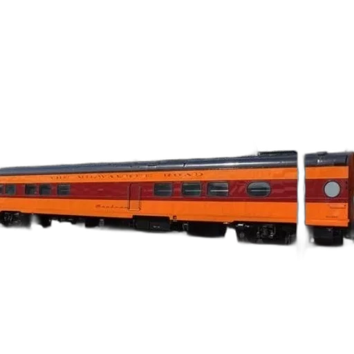 weapon, 3d render, photorealistic, concept art, orange, train, car, milwaukee transparent PNG cut-out