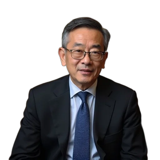 staff, face, man, suit, sitting, front, backdrop, japanese transparent PNG cut-out
