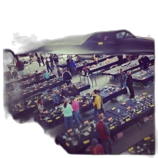 car, weapon, umbrella, group, people, standing, around, tables transparent PNG cut-out