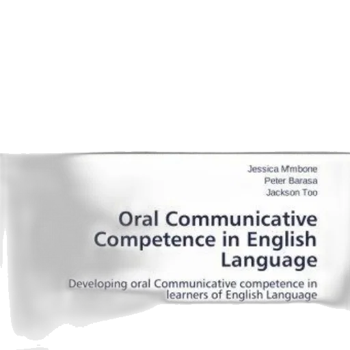book, cover, titled, oral, communicative, competence, english, language transparent PNG cut-out