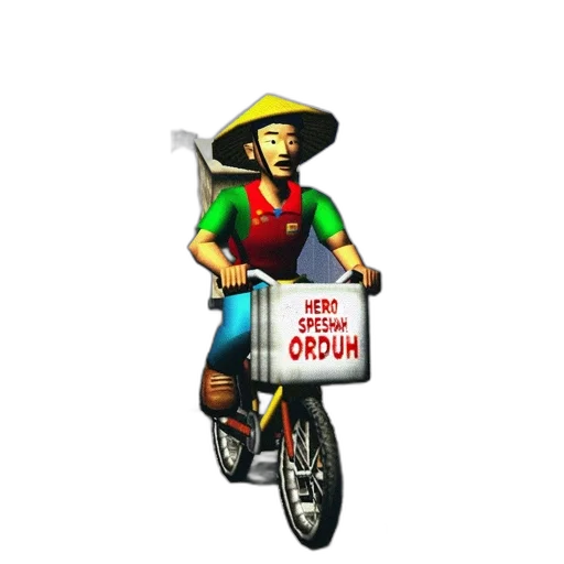 staff, 3d render, concept art, pixel art, photorealistic, man, wearing, conical transparent PNG cut-out