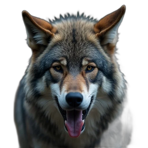 animal, face, creature, staff, photorealistic, 3d render, concept art, fantasy art transparent PNG cut-out