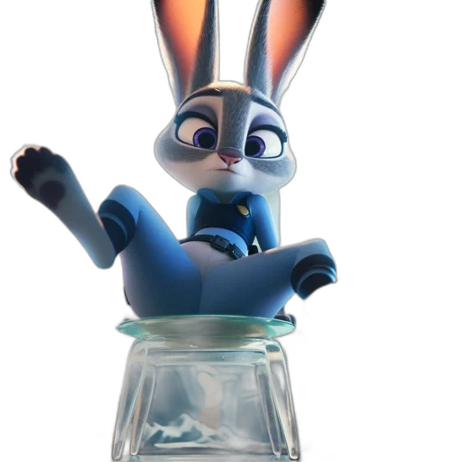 animal, bottle, robot, 3d render, concept art, cartoon, underwater, anthropomorphic transparent PNG cut-out